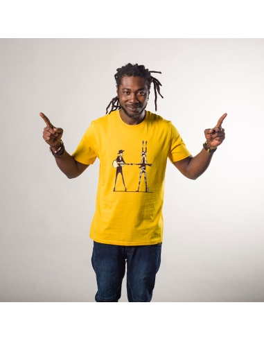 T-shirt bio équitable DOUALA (BP) "Haut les mains"
