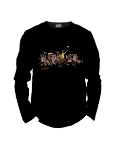 T shirt coton bio équitable manches longues "Be different" 2