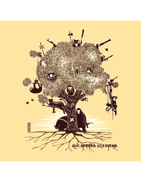 Fair-trade und Bio-/Recycling-Baumwolle T-Shirt SEVILLA "Aux arbres citoyens"