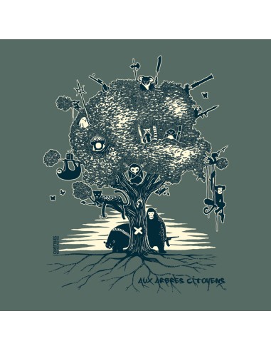 Fair-trade und Bio-/Recycling-Baumwolle T-Shirt SEVILLA "Aux arbres citoyens"