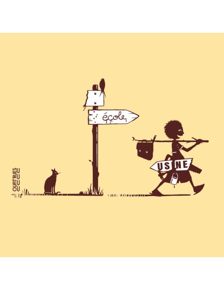 Fairtrade organic/recycled cotton T-shirt SEVILLA "Usine buissonnière"