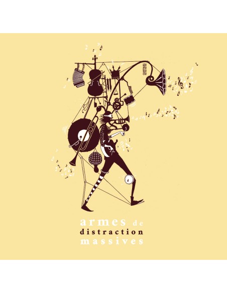 Fairtrade organic/recycled cotton T-shirt SEVILLA "Armes de Distraction Massive"