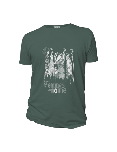 T-shirt bio équitable DOUALA (BP) "Femmes du Monde"