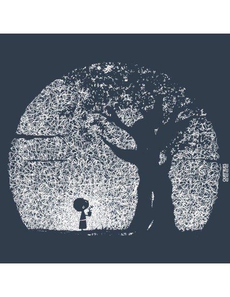 T-shirt eco-responsable "Pousse" en coton bioogique