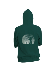 Fair and organic zipped hoodie BOSTON (BP) "Pousse"