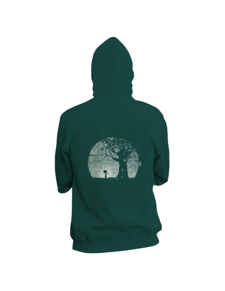 Fair and organic zipped hoodie BOSTON (BP) "Pousse"