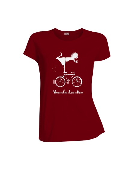 T-shirt bio équitable MANAGUA "Vélo"