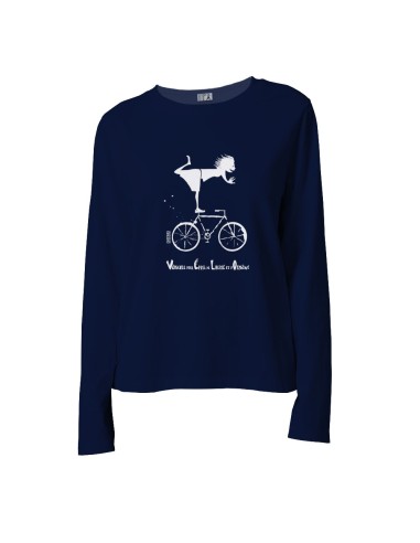 T-shirt coton bio éthique ABASAN (BP) "Vélo"