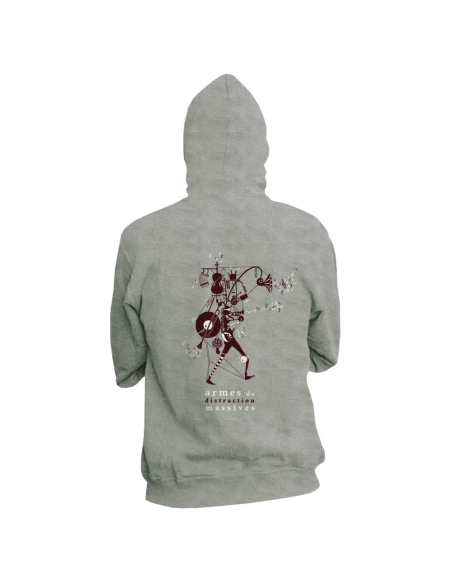 Fair and organic zipped hoodie BOSTON (BP) "Armes de Distraction Massive"