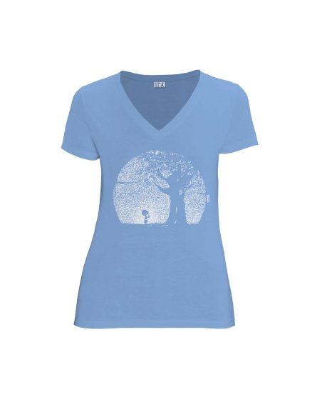 Bio und Fair V-Ausschnitt T-Shirt AWARA (BP) "Pousse"