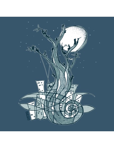 Fair-trade und Bio-/Recycling-Baumwolle T-Shirt (BP) SEVILLA "Un peu d'air"