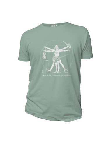 T-shirt bio équitable DOUALA "Musica Humanum Est"