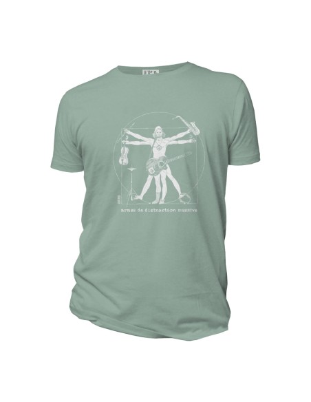 T-shirt bio équitable DOUALA "Musica Humanum Est"
