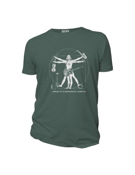 T-shirt bio équitable DOUALA "Musica Humanum Est"