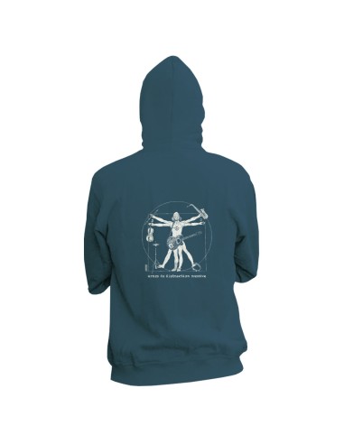 Veste équitable bio zippée BOSTON "Musica Humanum Est"