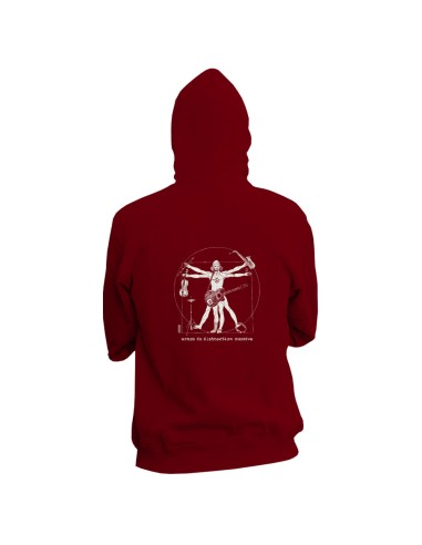 Fair and organic zipped hoodie BOSTON "Musica Humanum Est"