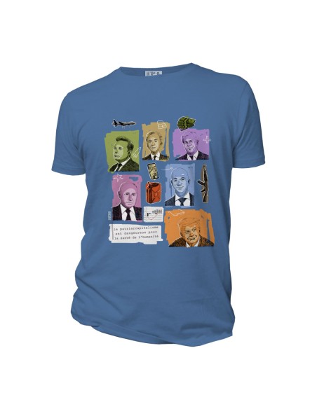 T-shirt coton bio équitable DOUALA "Patriarcapitalisme"