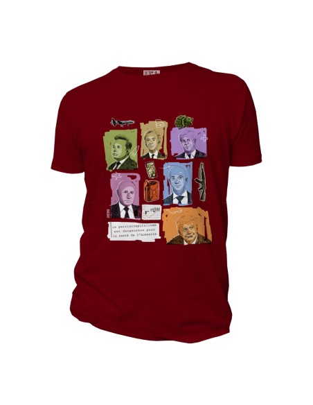 T-shirt coton bio équitable DOUALA "Patriarcapitalisme"