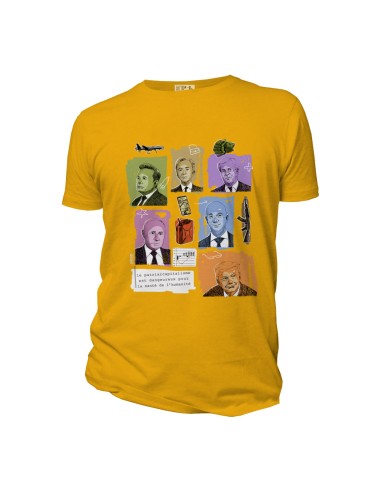 T-shirt coton bio équitable DOUALA "Patriarcapitalisme"