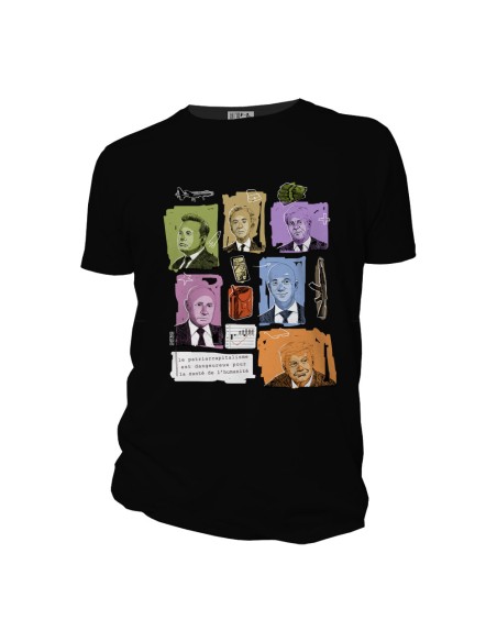 T-shirt coton bio équitable DOUALA "Patriarcapitalisme"