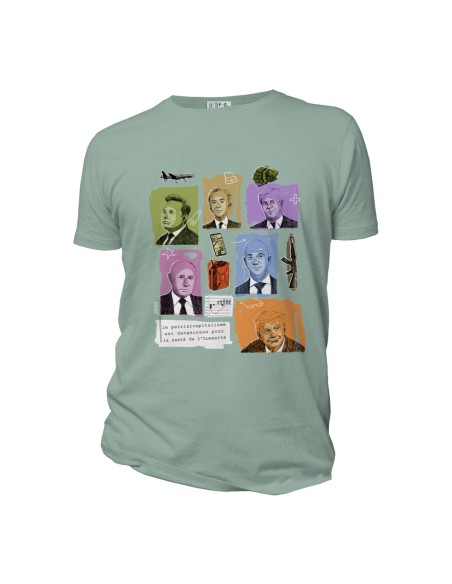 T-shirt coton bio équitable DOUALA "Patriarcapitalisme"