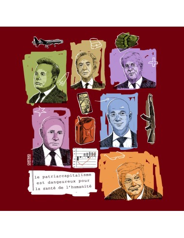 Organic und Fair T-Shirt DOUALA "Patriarcapitalisme"