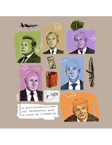 Organic und Fair T-Shirt DOUALA "Patriarcapitalisme"