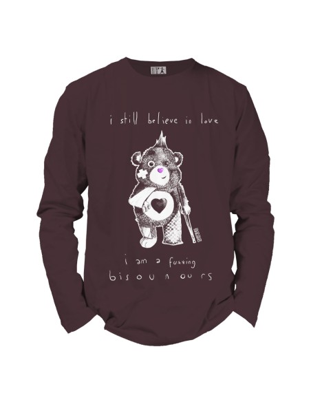 T shirt coton bio équitable BEITUN "Bisounours"