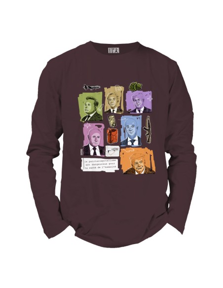 T shirt coton bio équitable BEITUN "Patriarcapitalisme"