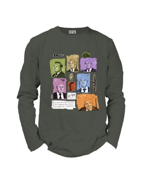 T shirt coton bio équitable BEITUN "Patriarcapitalisme"