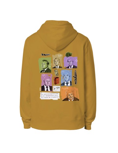 Ethical organic hoodie JAISALMER "Patriarcapitalisme"