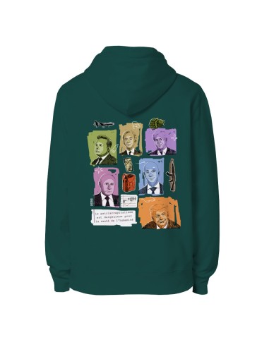 Ethisches Bio-Kapuzensweatshirt JAISALMER "Patriarcapitalisme"