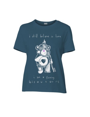 Fair-trade und Bio-/Recycling-Baumwolle T-Shirt SEVILLA "Bisounours"