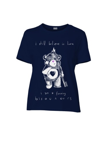 T-shirt coton bio/recyclé équitable Sevilla "Bisounours"
