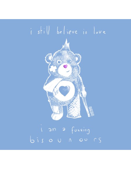 Fair-trade und Bio-/Recycling-Baumwolle T-Shirt SEVILLA "Bisounours"