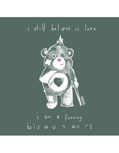 Fair-trade und Bio-/Recycling-Baumwolle T-Shirt SEVILLA "Bisounours"