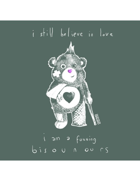 Fairtrade organic/recycled cotton T-shirt SEVILLA "Bisounours"