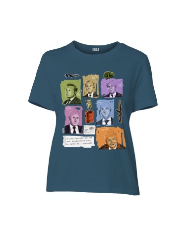 T-shirt coton bio/recyclé équitable Sevilla "Patriarcapitalisme"