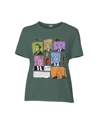 T-shirt coton bio/recyclé équitable Sevilla "Patriarcapitalisme"