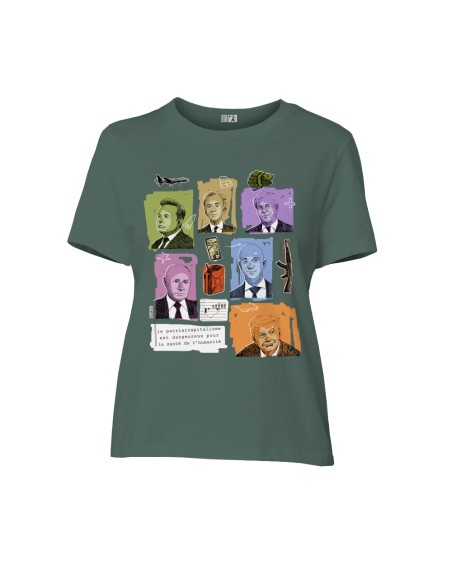 Fair-trade und Bio-/Recycling-Baumwolle T-Shirt SEVILLA "Patriarcapitalisme"