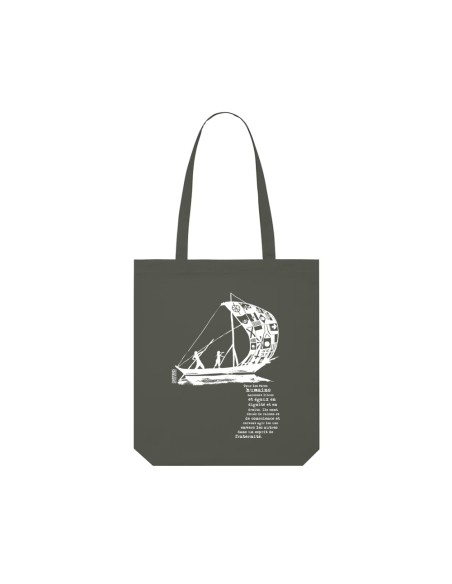 Organic & Fair-trade tote bag SAGY "D'un seul souffle"