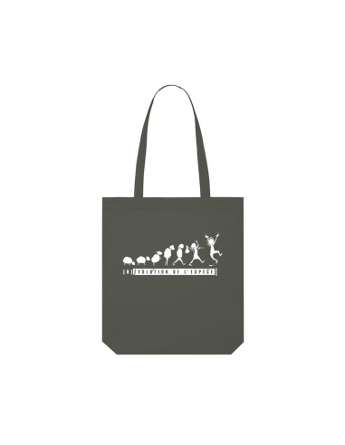 Organic & Fair-trade tote bag Sagy "(R)évolution de l'espèce"