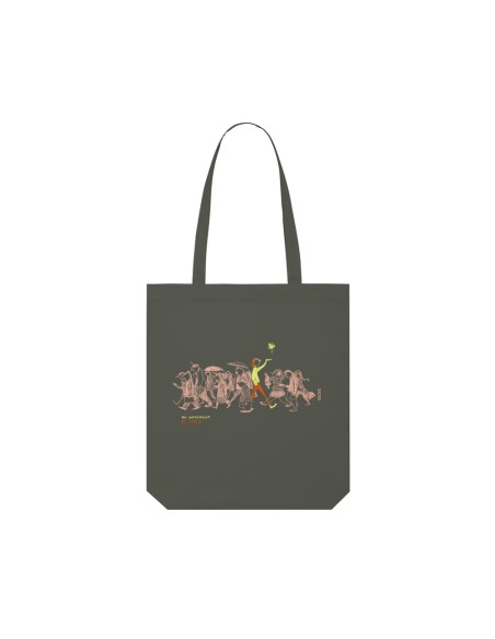 Sac en toile coton bio équitable SAGY "Be different"