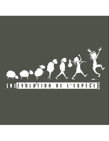 Fair und Bio tote bag SAGY "(R)évolution de l'espèce"