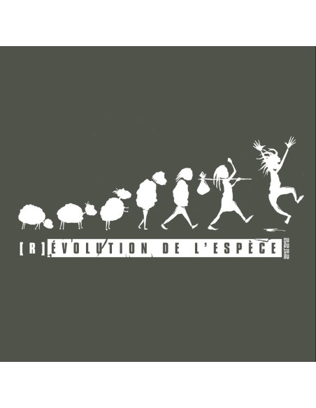 Fair und Bio tote bag SAGY "(R)évolution de l'espèce"