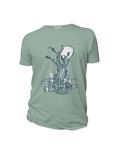 Organic and ethical T-Shirt DOUALA "Un peu d'air"