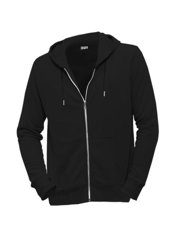 Fair and organic zipped hoodie BOSTON "Jeux de guerre"