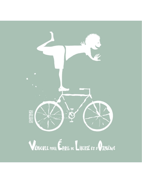 Organic and ethical T-Shirt DOUALA (BP) "Vélo"