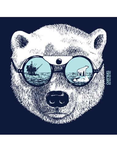 T-shirt bio équitable DOUALA (BP) "La peau de l'ours"