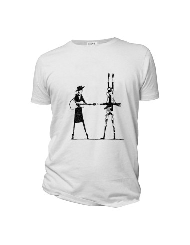 T-shirt bio équitable DOUALA "Haut les mains"